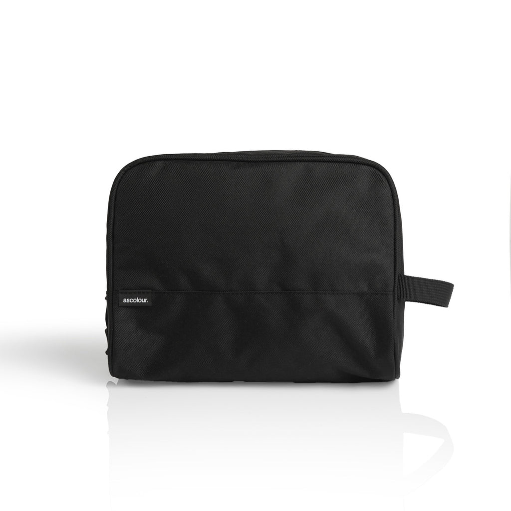 Recycled Toiletry Bag - BLACK