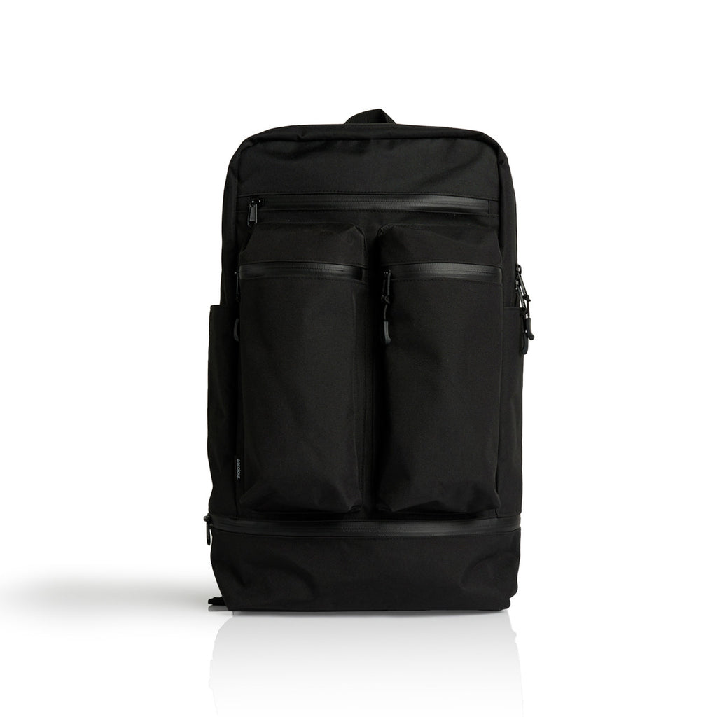 Recycled Travel Backpack - BLACK
