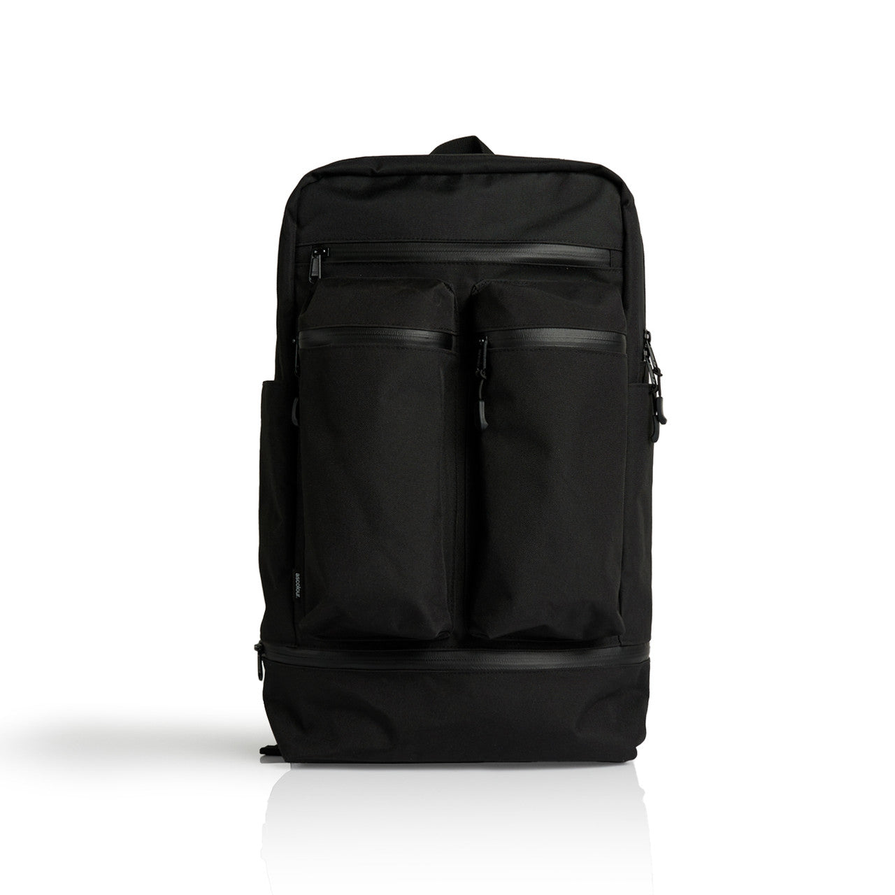 Recycled Travel Backpack - BLACK