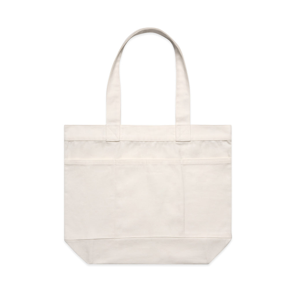 Pocket Tote Bag - CREAM