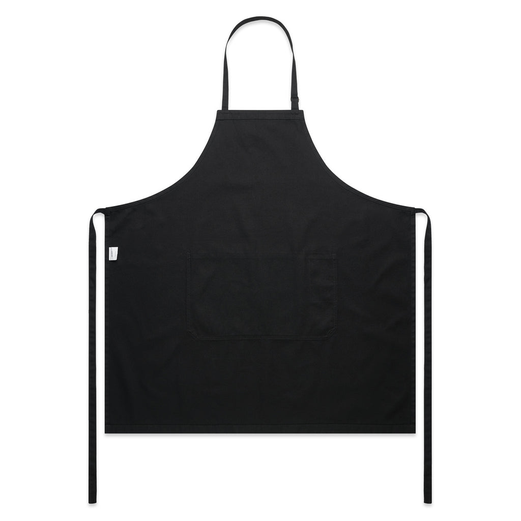 Canvas Apron - BLACK - BACK