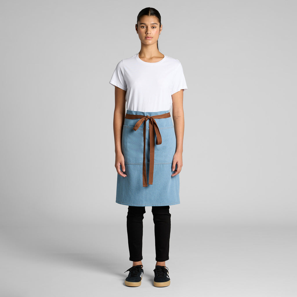 Denim Half Apron - MAIN