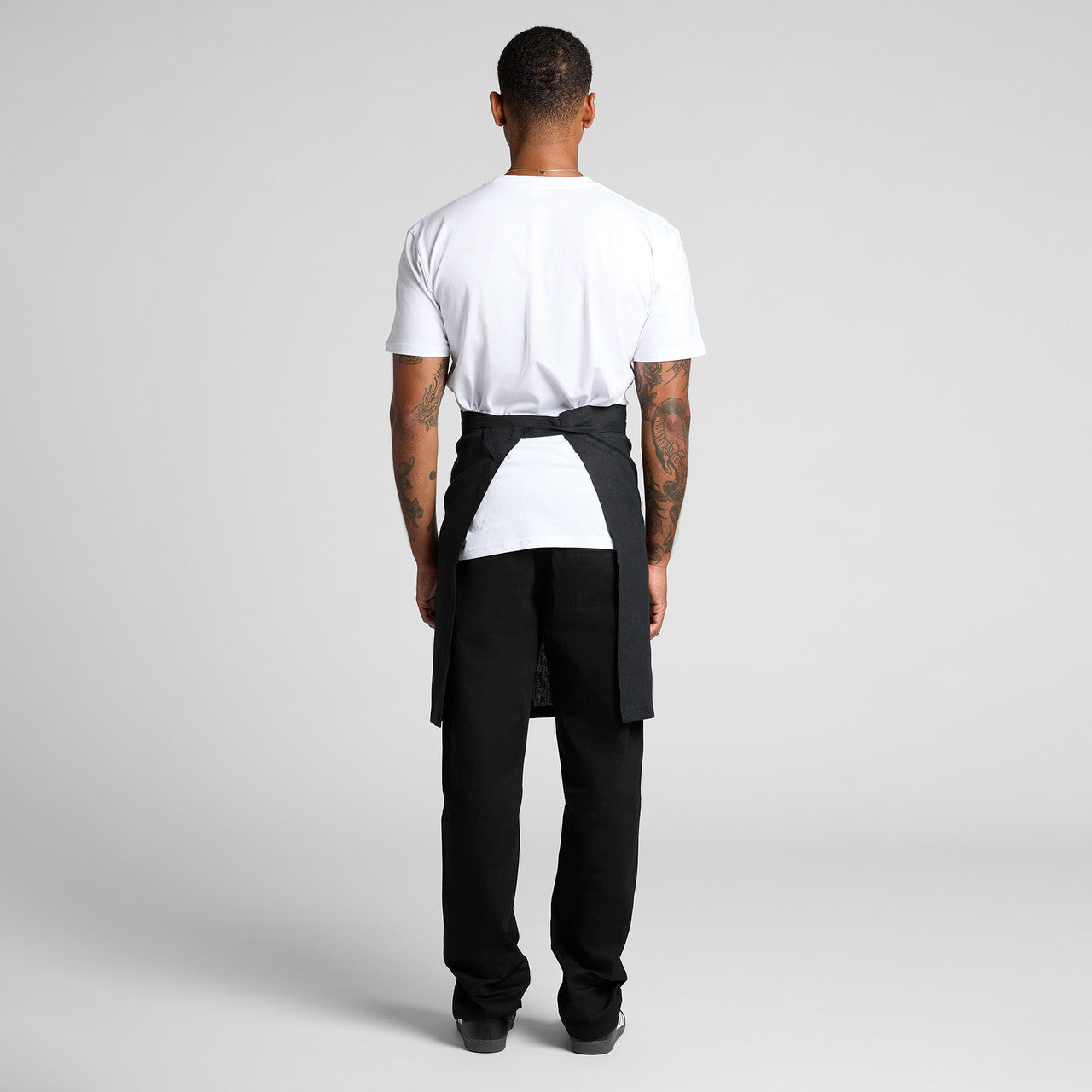 Linen Half Apron - BACK