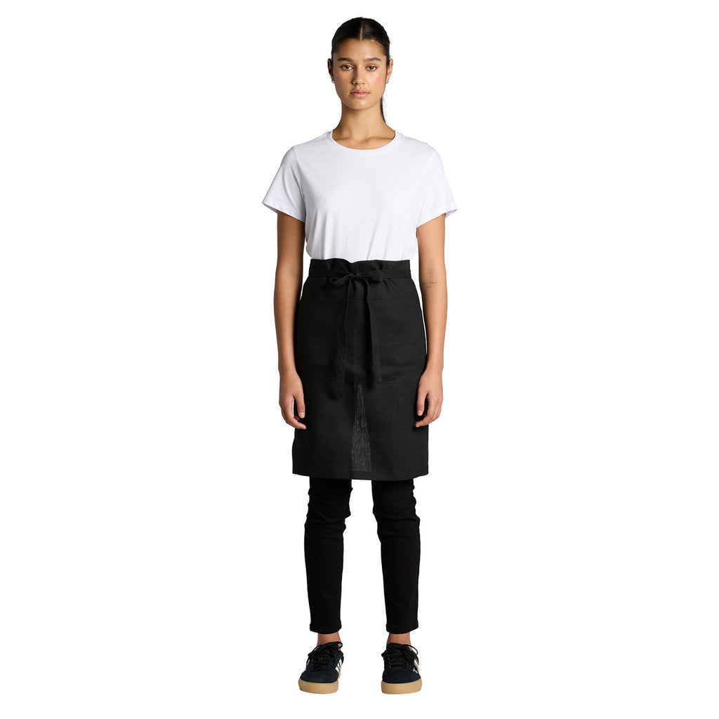 Linen Half Apron - FRONT