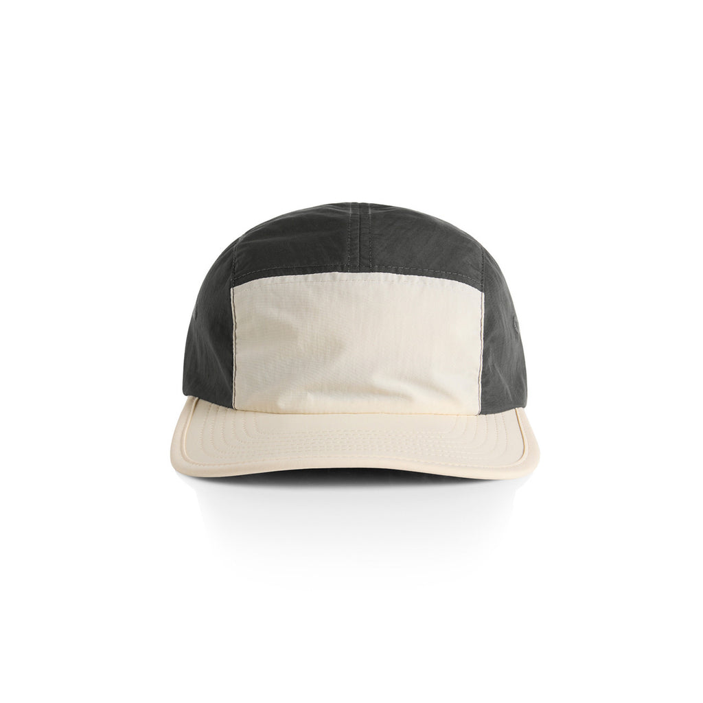 Finn Two-Tone Nylon Cap - ECRU/COAL