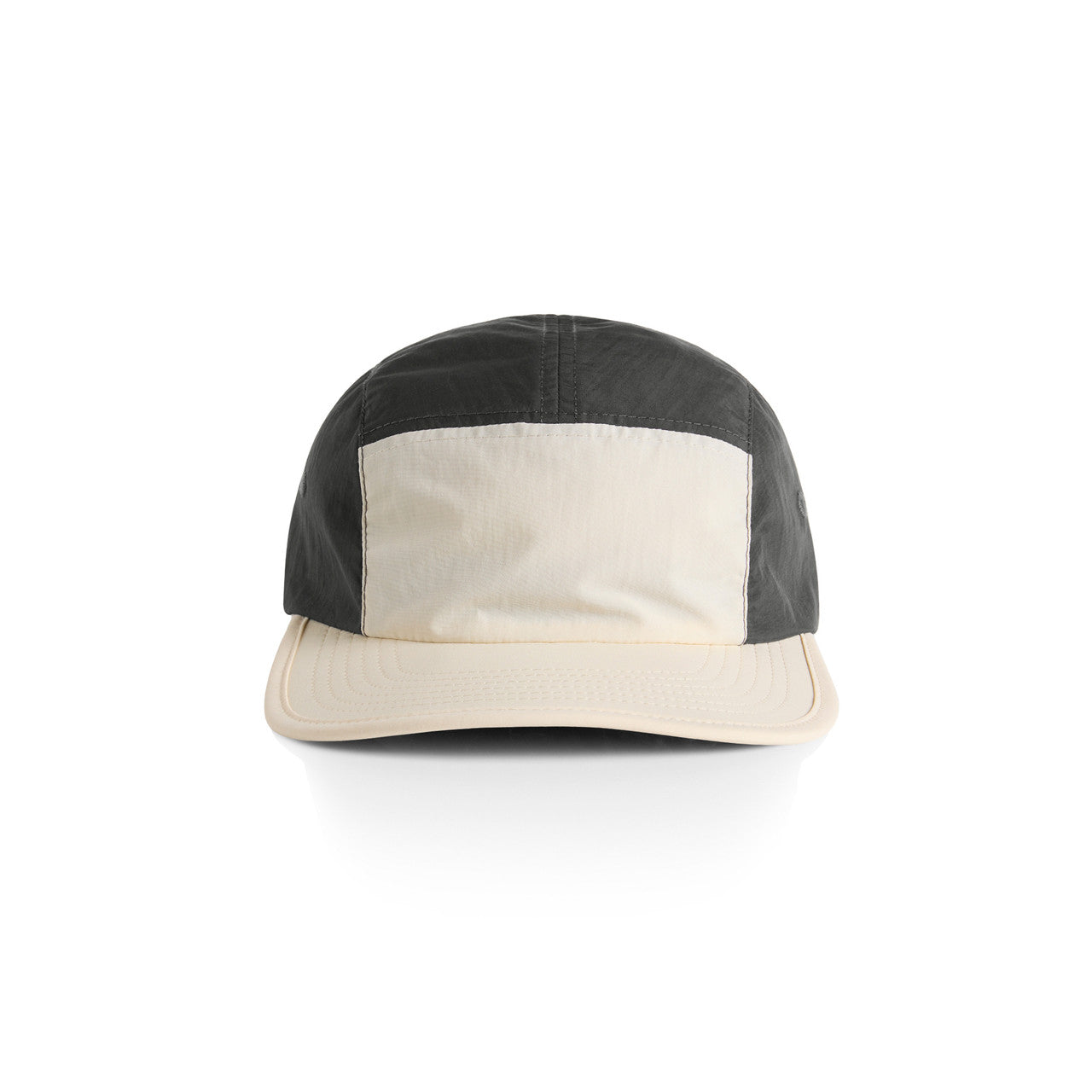 Finn Two-Tone Nylon Cap - ECRU/COAL