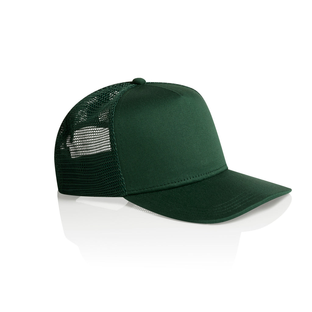 Stock Trucker Cap - FOREST GREEN - SIDE