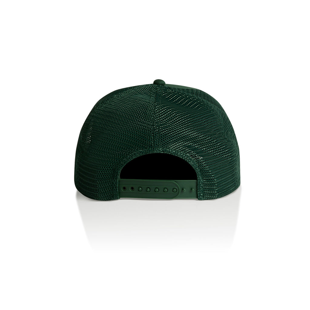 Stock Trucker Cap - FOREST GREEN - BACK