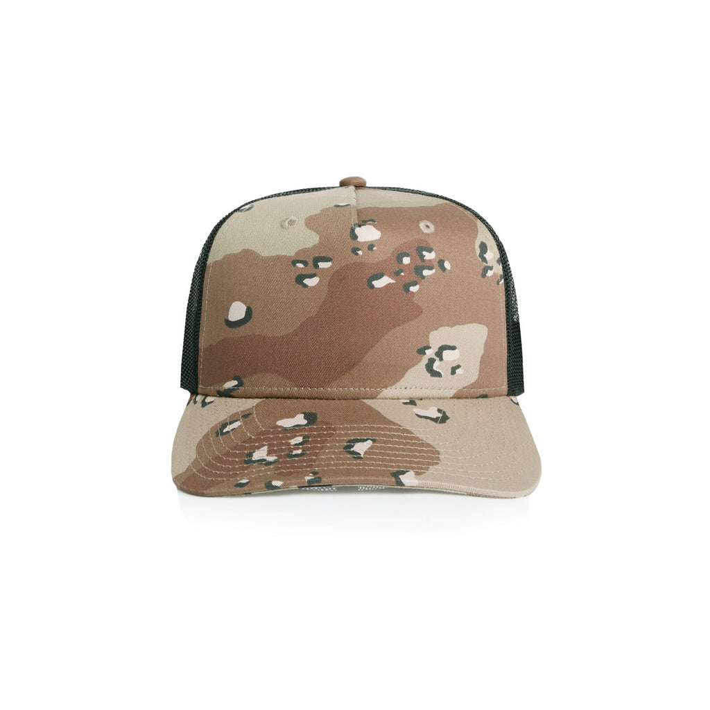 Stock Contrast Camo Trucker | 1110C - DESERT CAMO/BLACK
