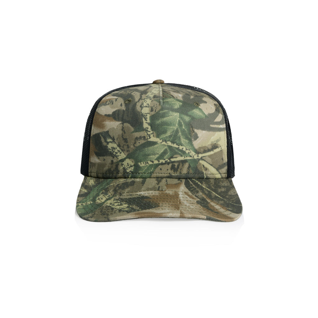 Stock Contrast Camo Trucker | 1110C - TREE CAMO/BLACK