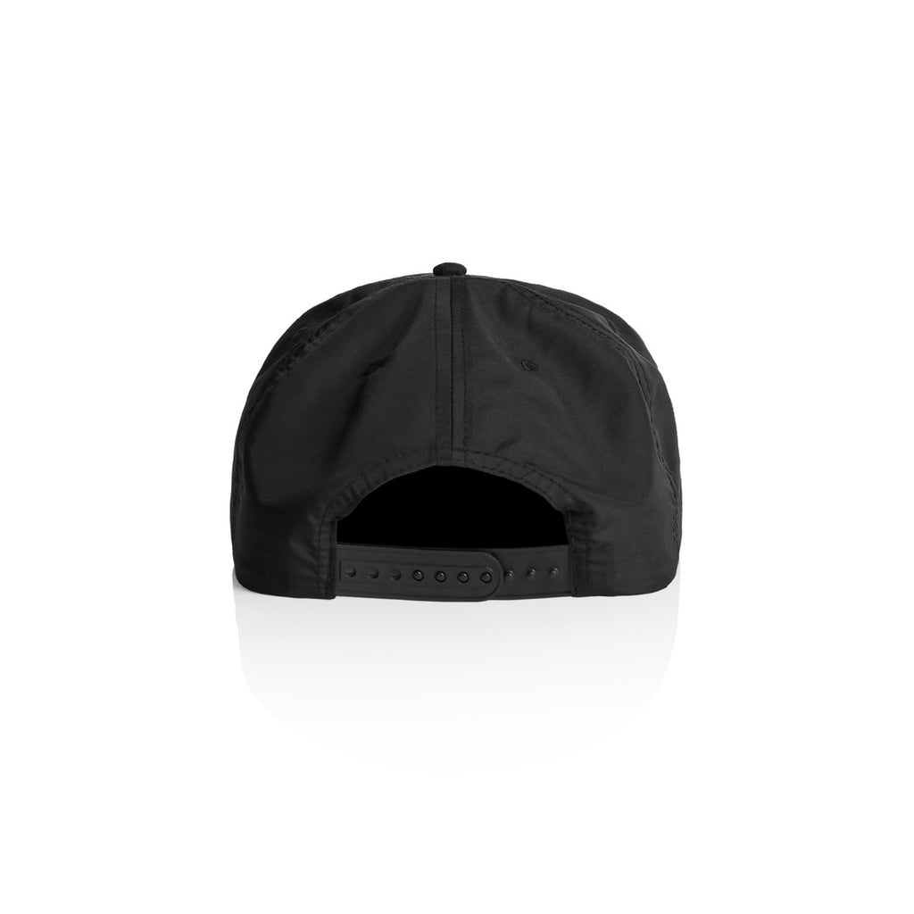 Surf Rope Cap - BLACK/WHITE - BACK