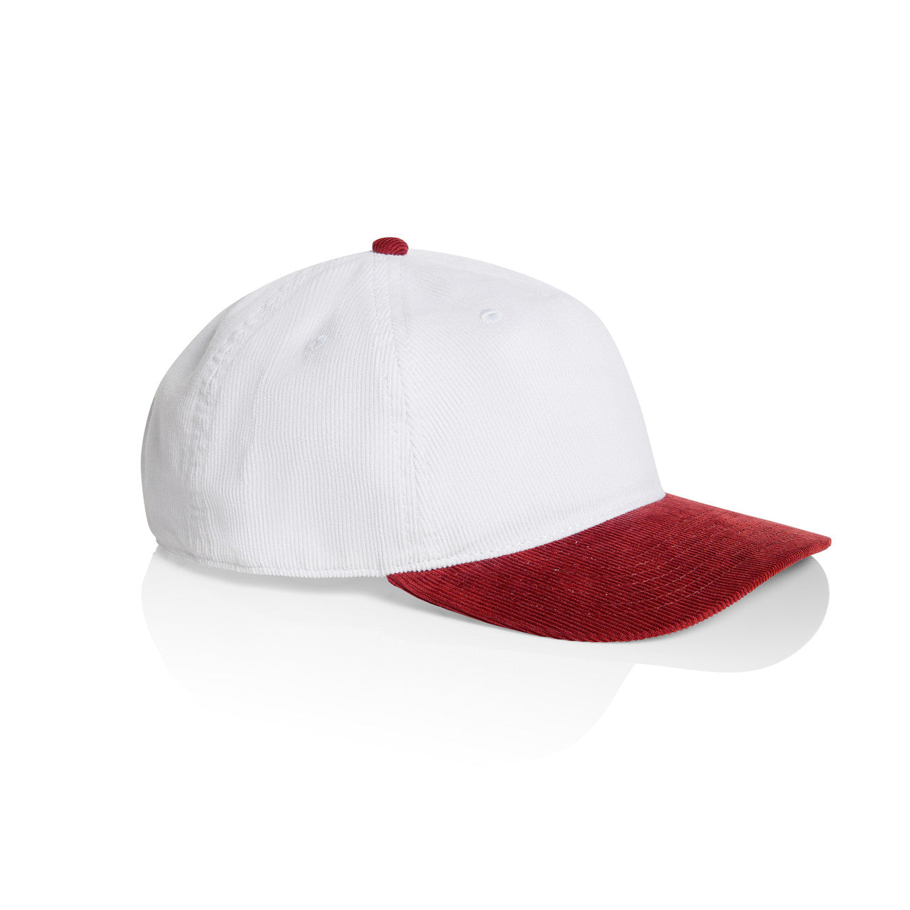 Class Cord Two-Tone Cap - WHITE/CARDINAL - SIDE