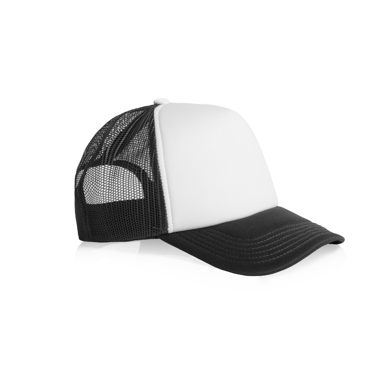 Frame Foam Two-Tone Trucker - WHITE/COAL - SIDE