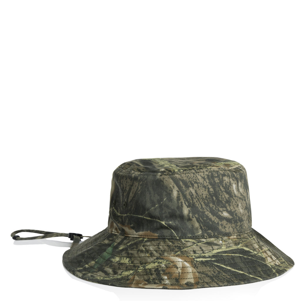 Wide Brim Camo Bucket Hat | 1172C