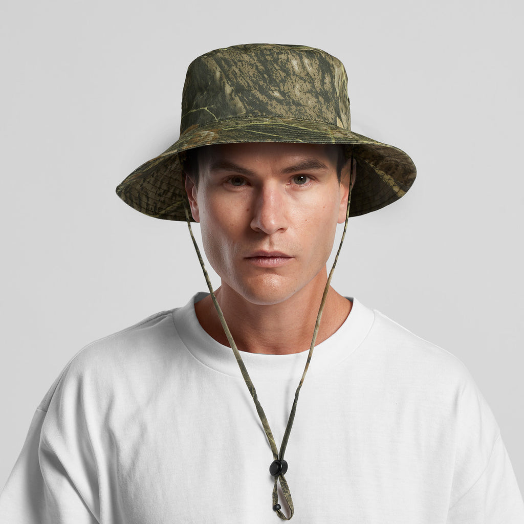 Wide Brim Camo Bucket Hat | 1172C - TURN