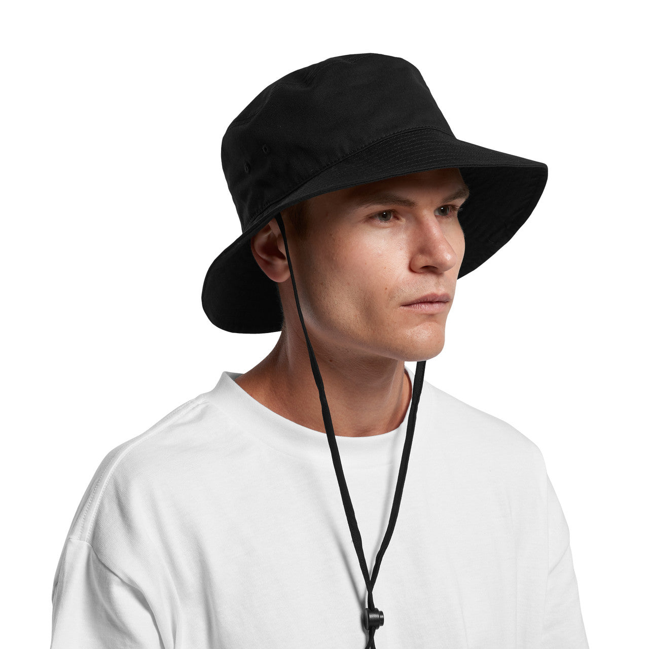 Wide Brim Bucket Hat - FRONT