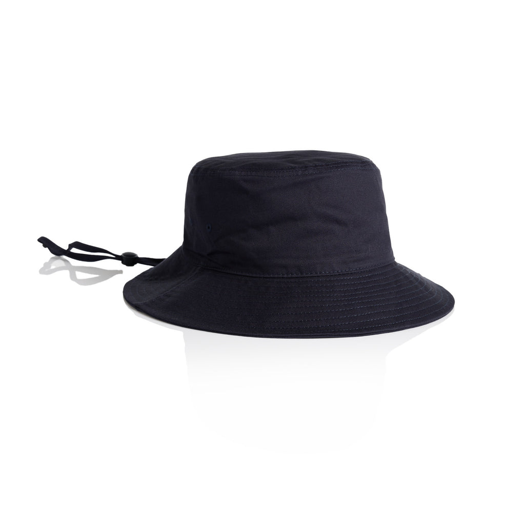 Wide Brim Bucket Hat - NAVY