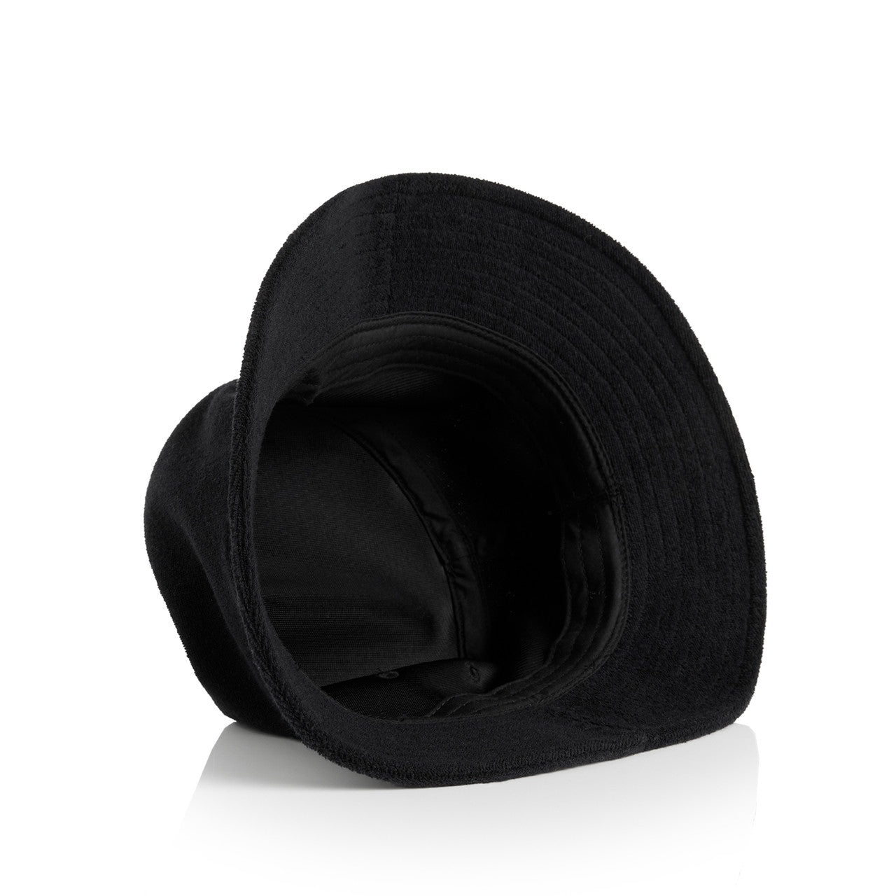 Terry Bucket Hat - BLACK - BACK
