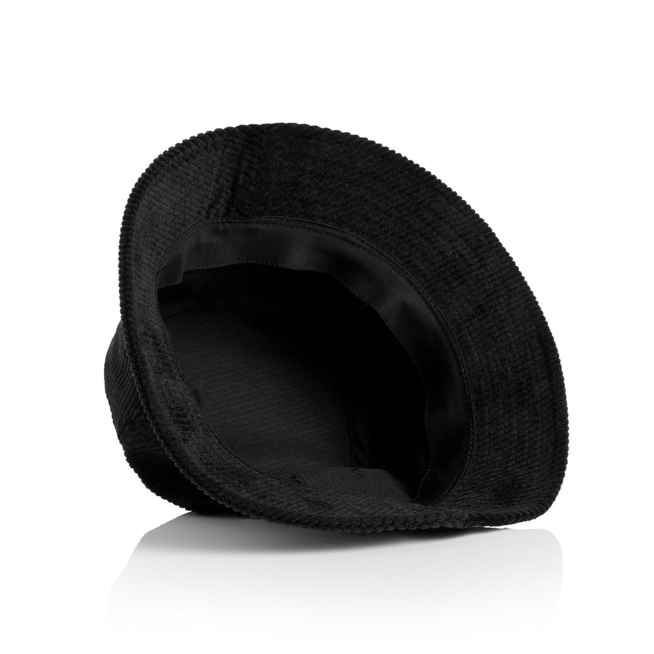 Cord Bucket Hat - BLACK - BACK