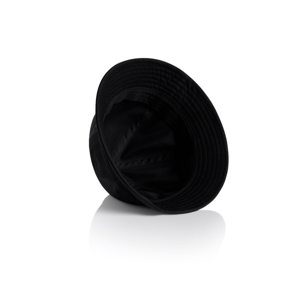 Wo's Brim Bucket Hat - BLACK - BACK