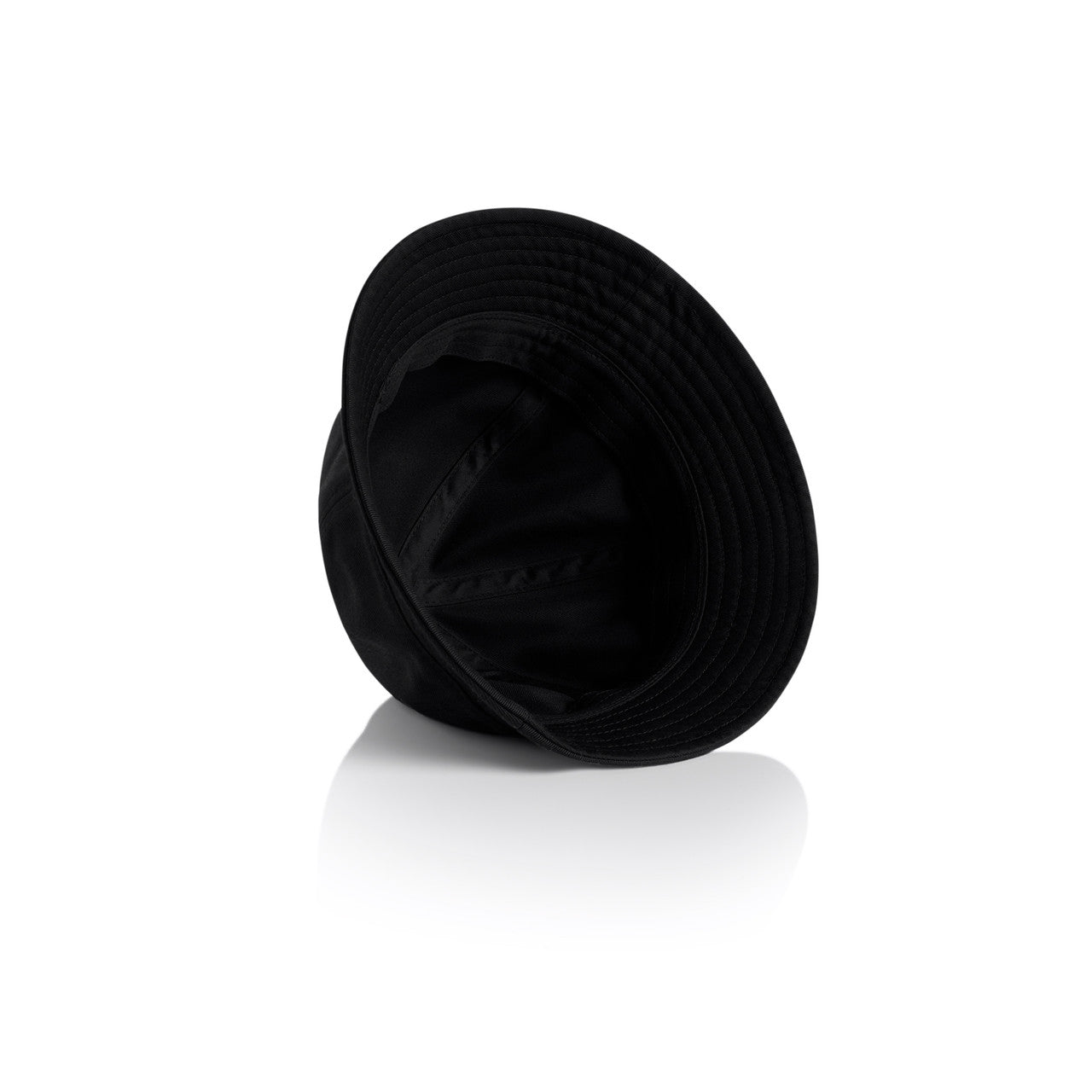 Wo's Brim Bucket Hat - BLACK - BACK