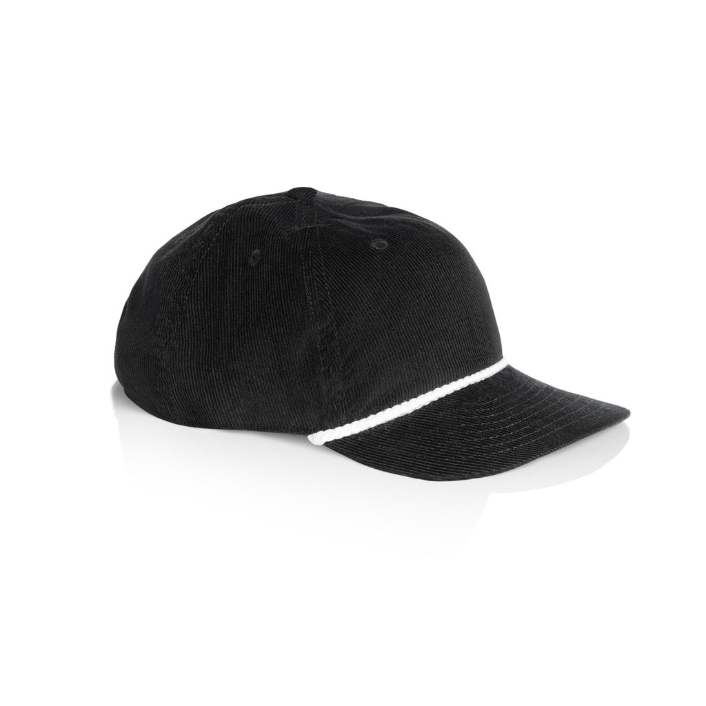 Class Cord Rope Cap - BLACK_WHITE - SIDE