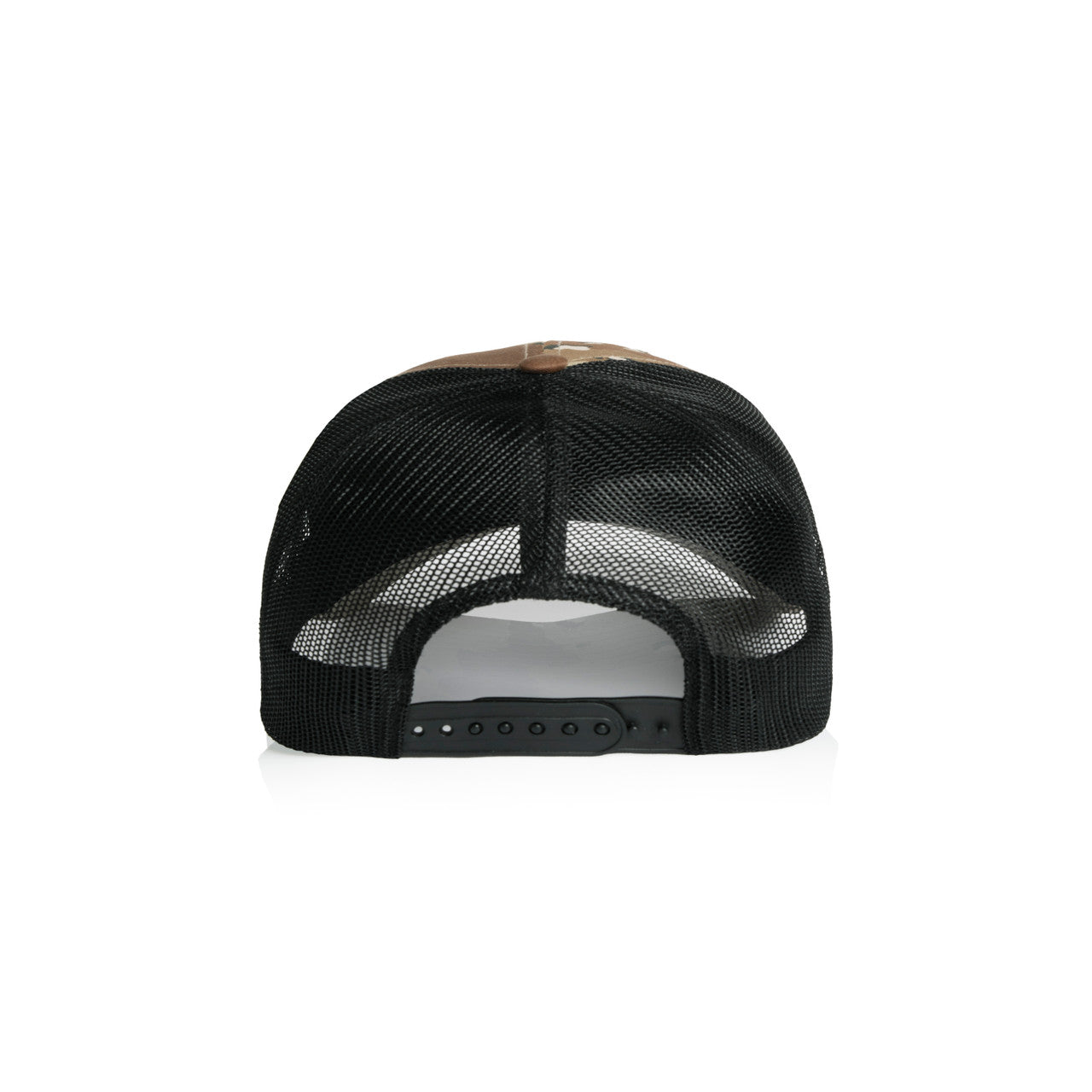 Mesh Contrast Camo Cap | 1191C - DESERT CAMO/BLACK - BACK