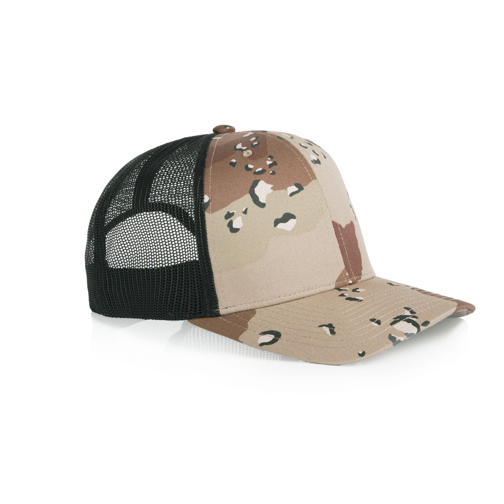 Mesh Contrast Camo Cap | 1191C - DESERT CAMO/BLACK - SIDE