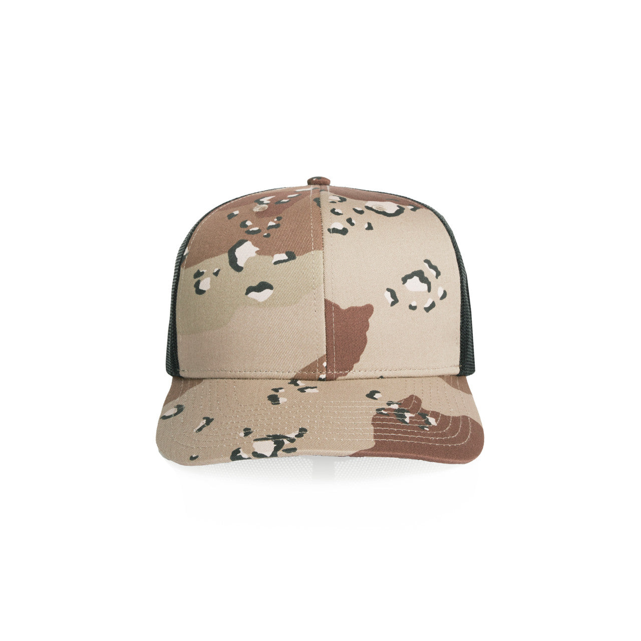Mesh Contrast Camo Cap | 1191C - DESERT CAMO/BLACK