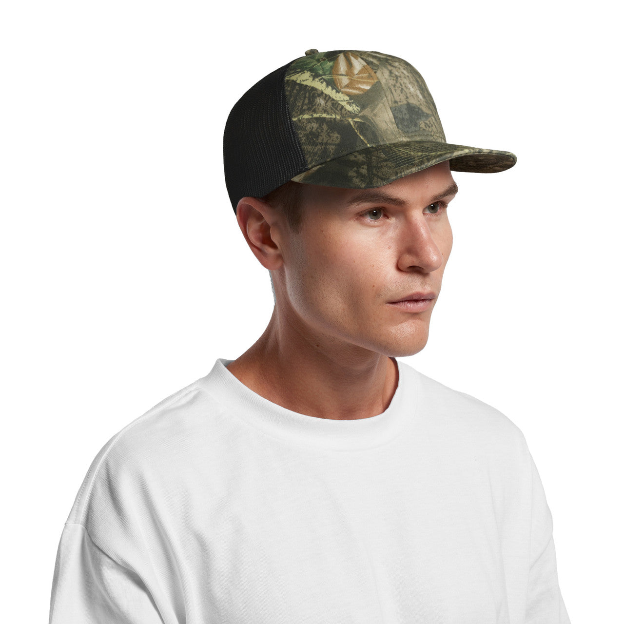 Mesh Contrast Camo Cap | 1191C - FRONT