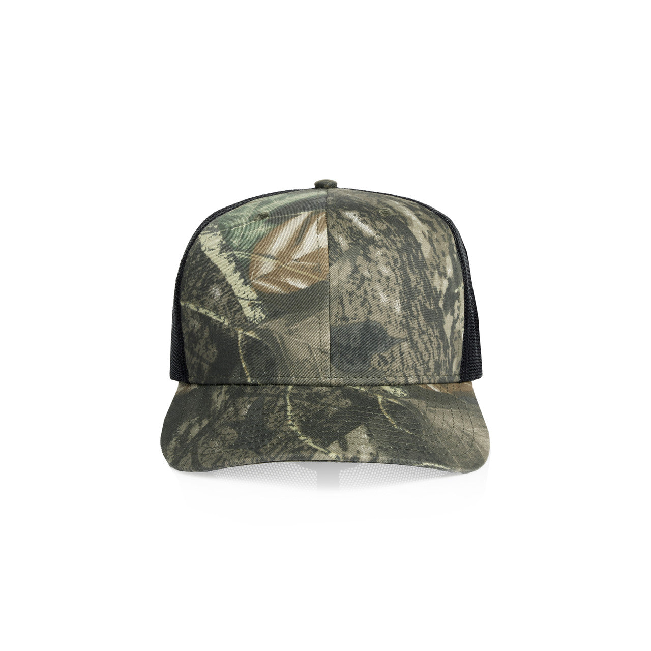 Mesh Contrast Camo Cap | 1191C - TREE CAMO/BLACK