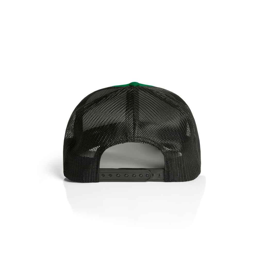 Mesh Contrast Trucker Cap - FOREST/BLACK - BACK