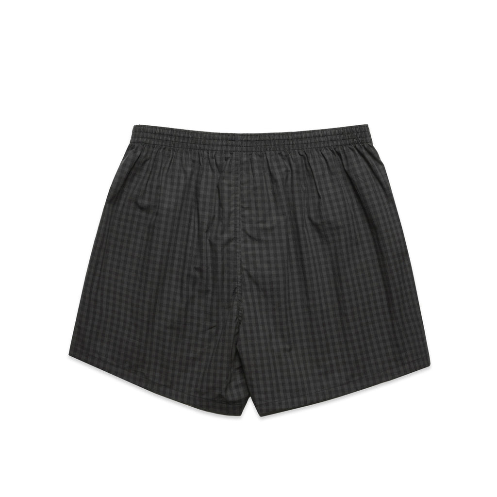 Boxer Check Shorts - BLACK/COAL