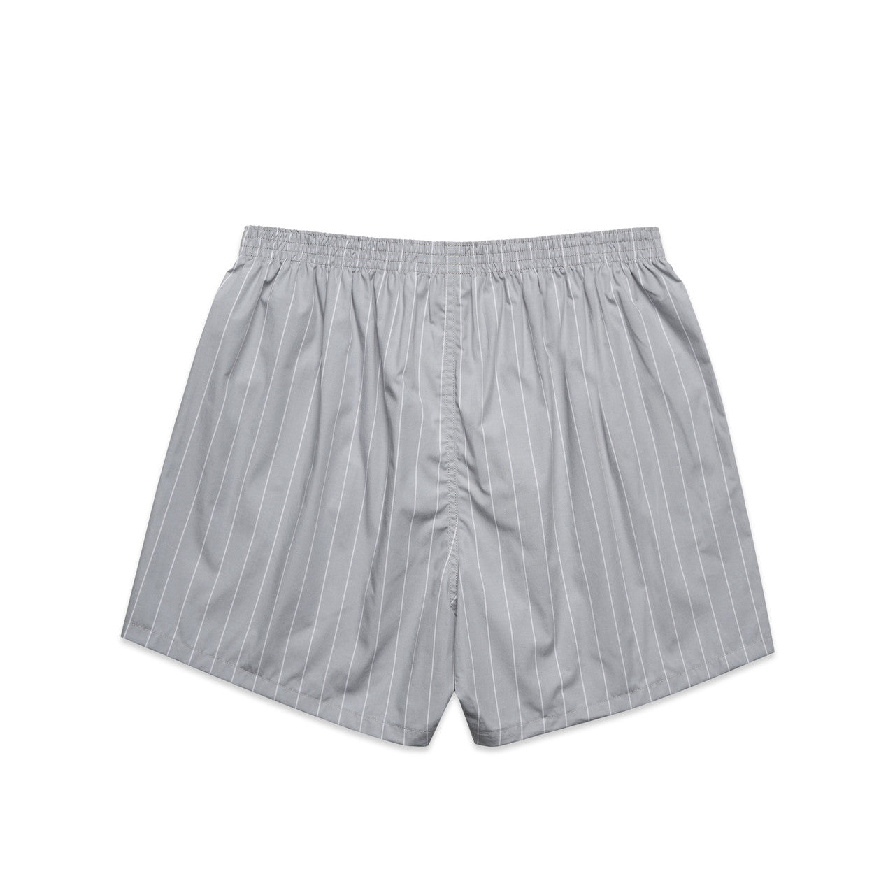 Boxer Fine Stripe Shorts - SMOKE/WHITE - BACK