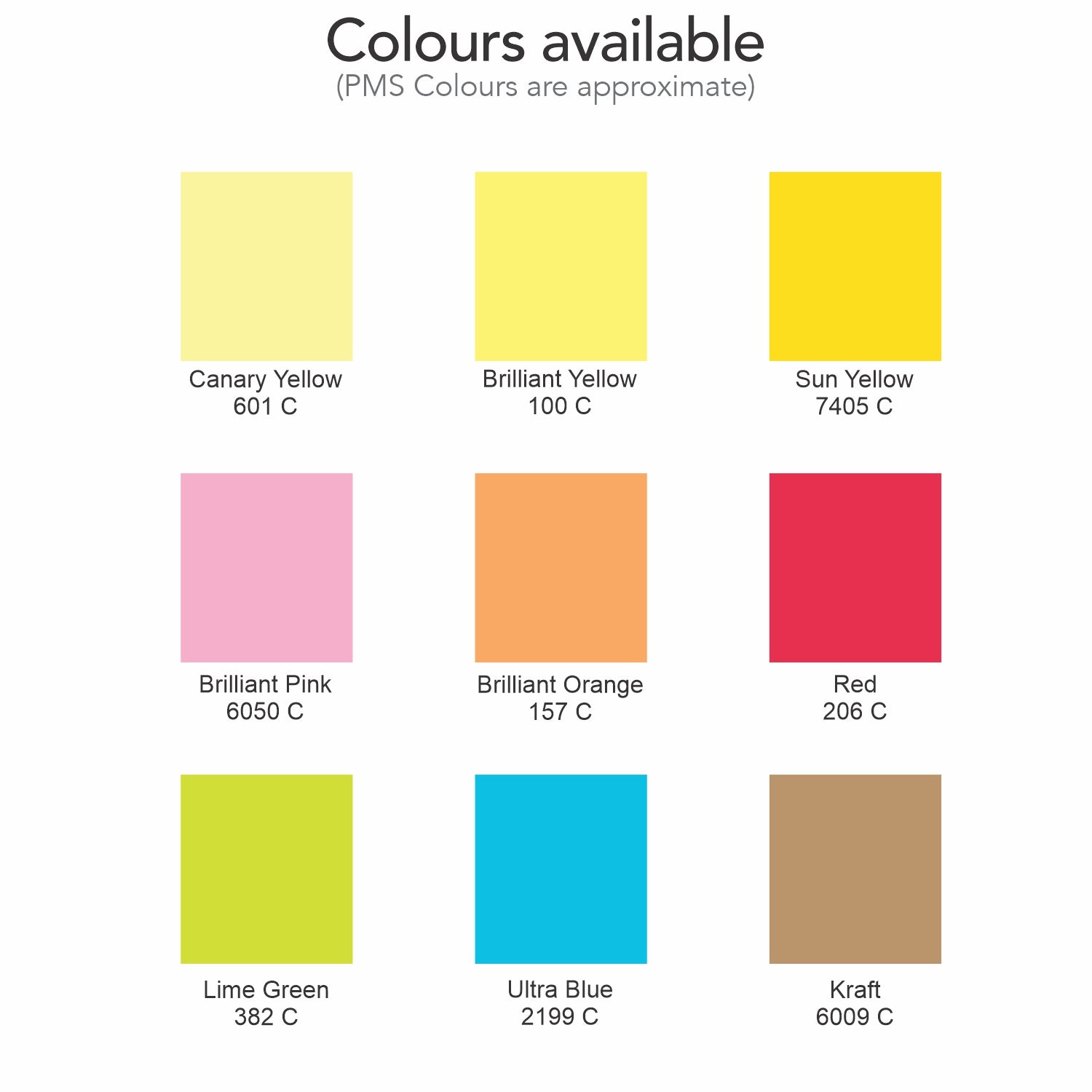 Coloured Sticky Pad 70 x 75mm - 50 Sheets