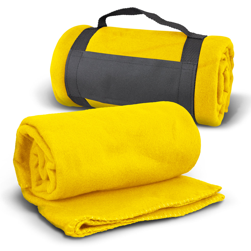Glasgow Fleece Blanket with Strap - Sale
