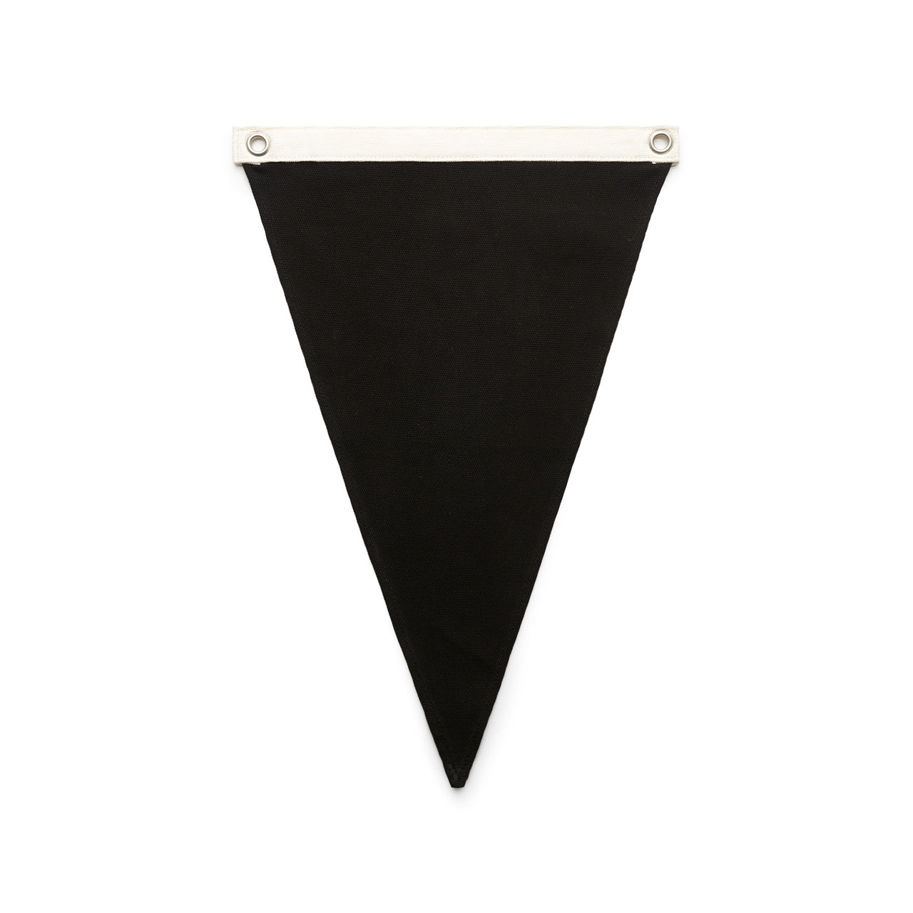 Canvas Pennant Flag - BLACK