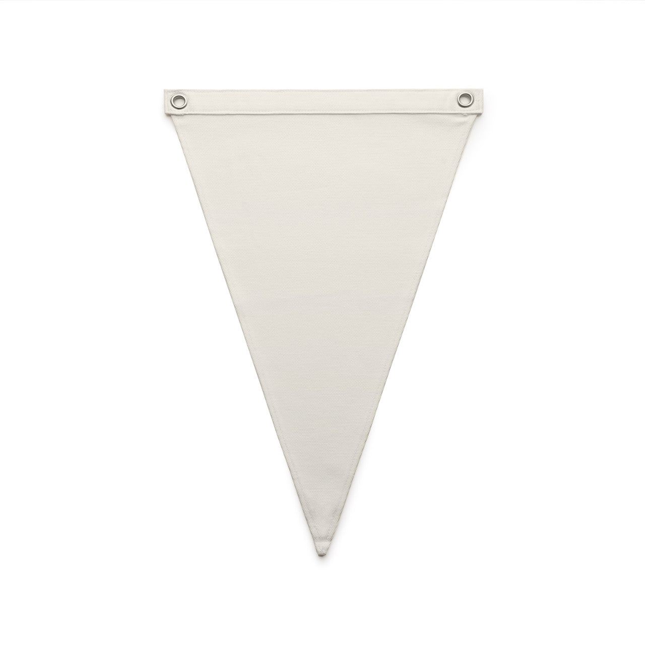 Canvas Pennant Flag - CREAM