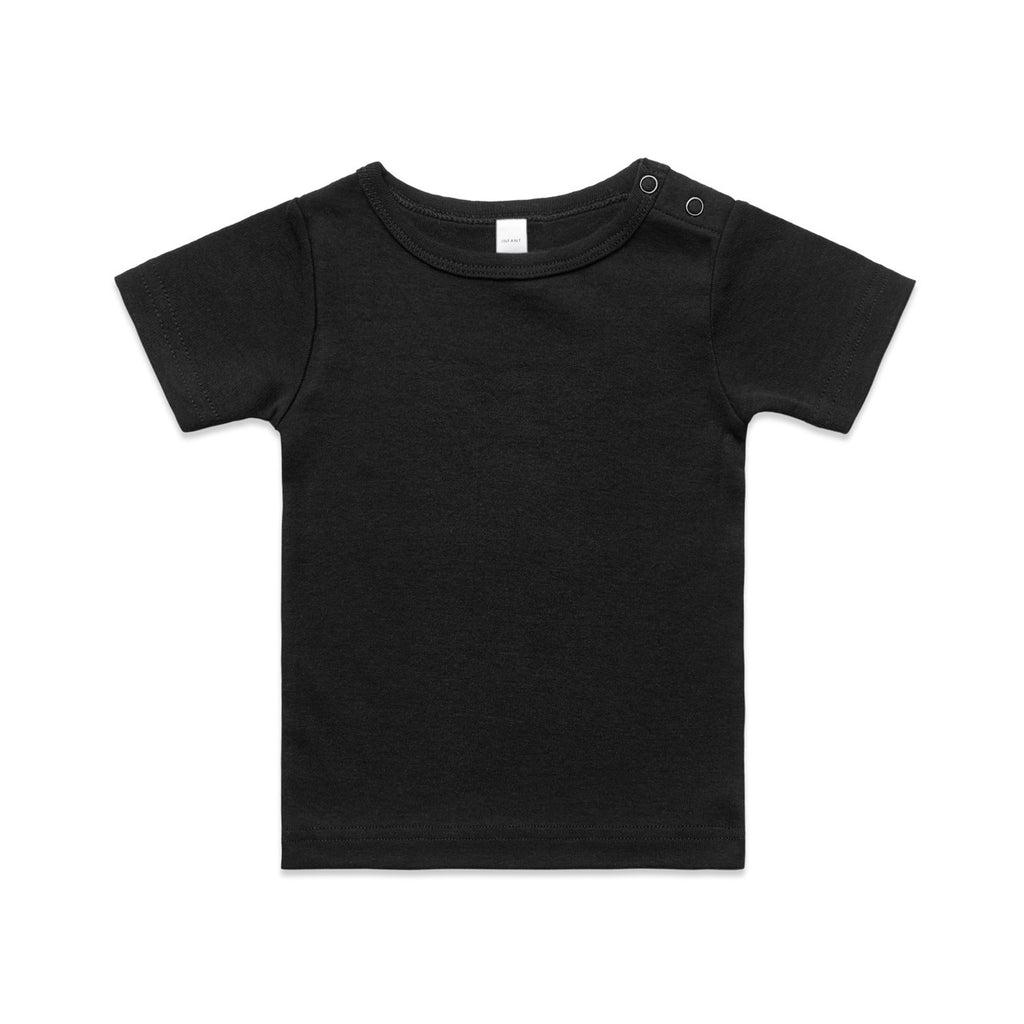 Organic Infant Wee Tee - BLACK