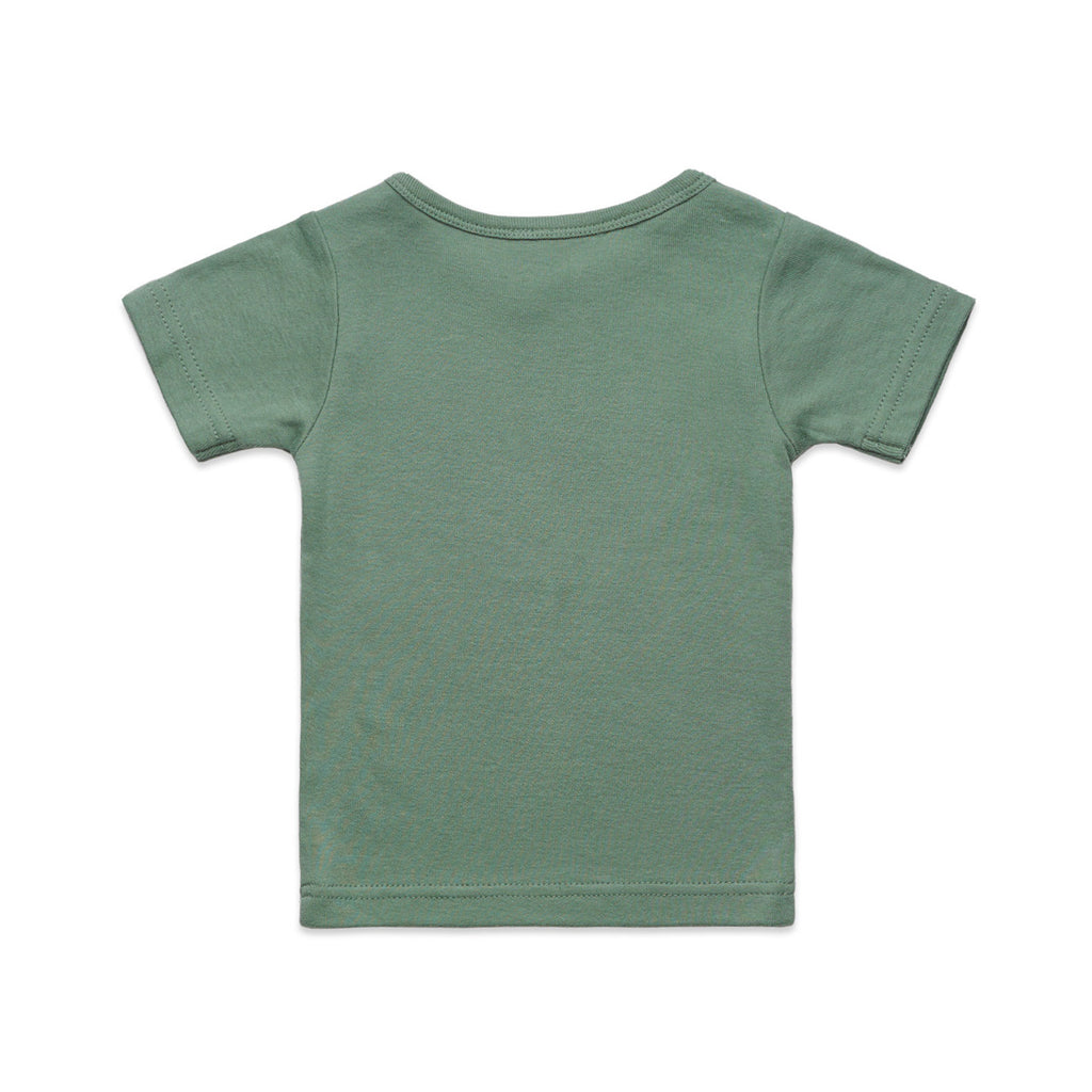 Organic Infant Wee Tee - SAGE - BACK