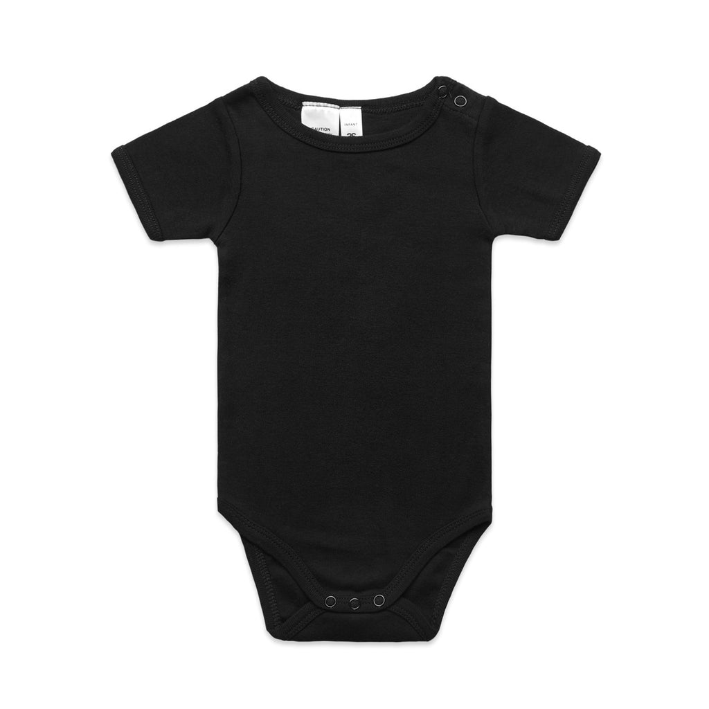 Organic Infant Mini-Me One-Piece - BLACK