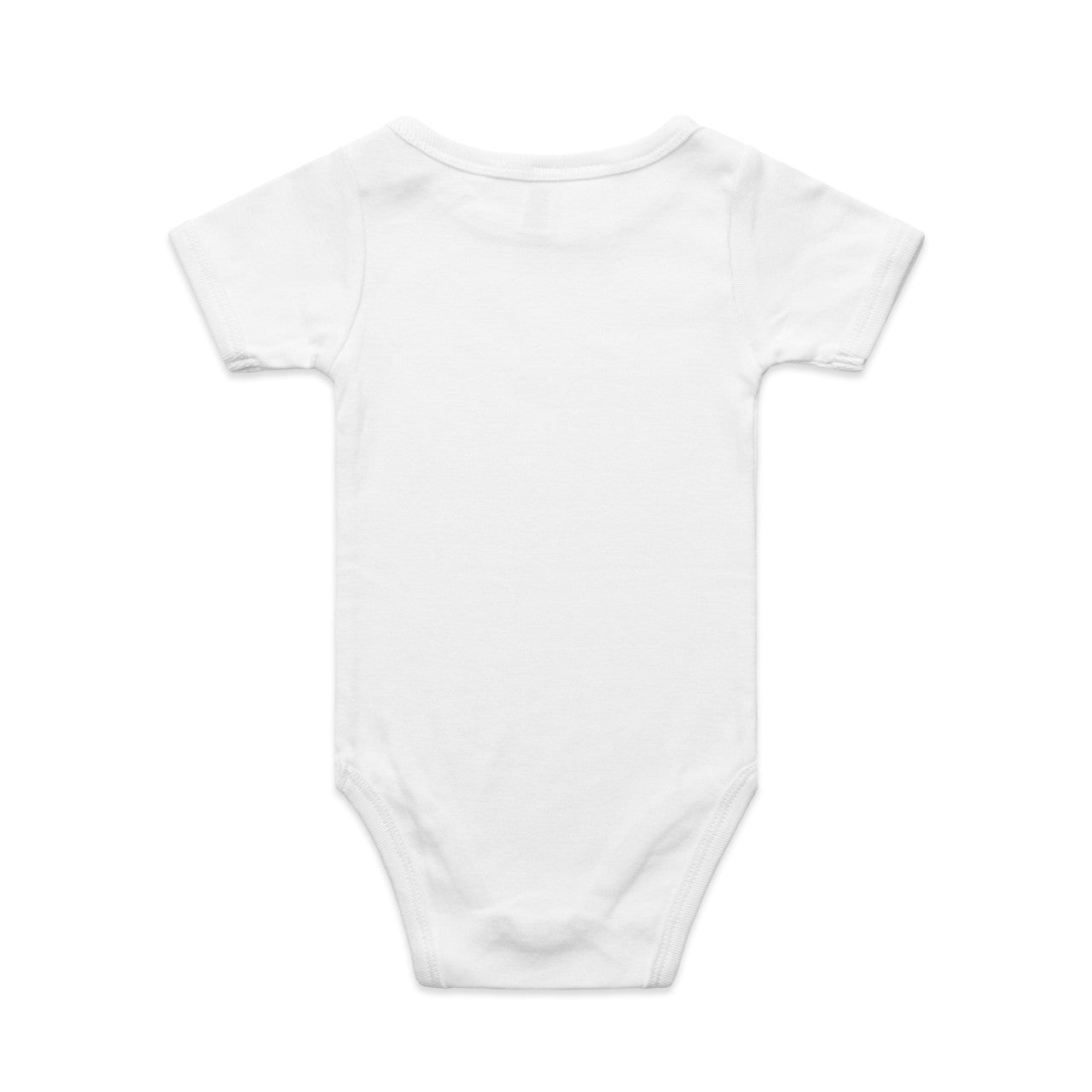 Organic Infant Mini-Me One-Piece - WHITE - BACK