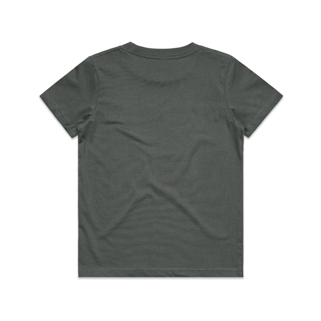 Youth Staple Tee - CHARCOAL - BACK