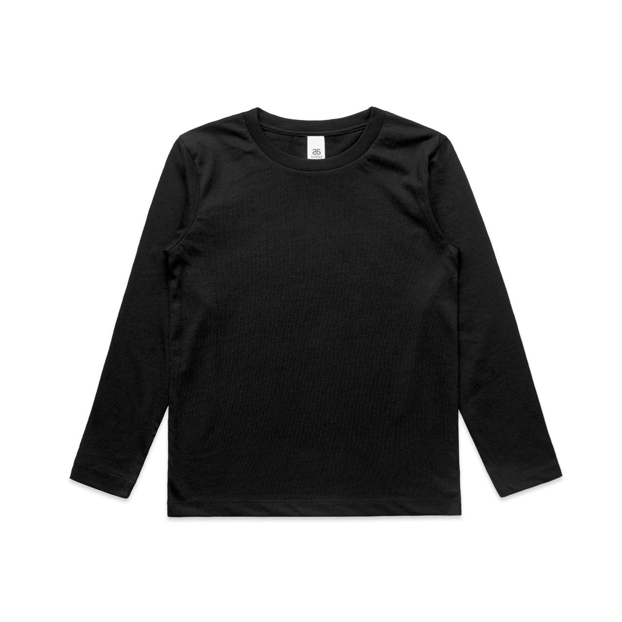 Kids Staple L/S Tee - BLACK