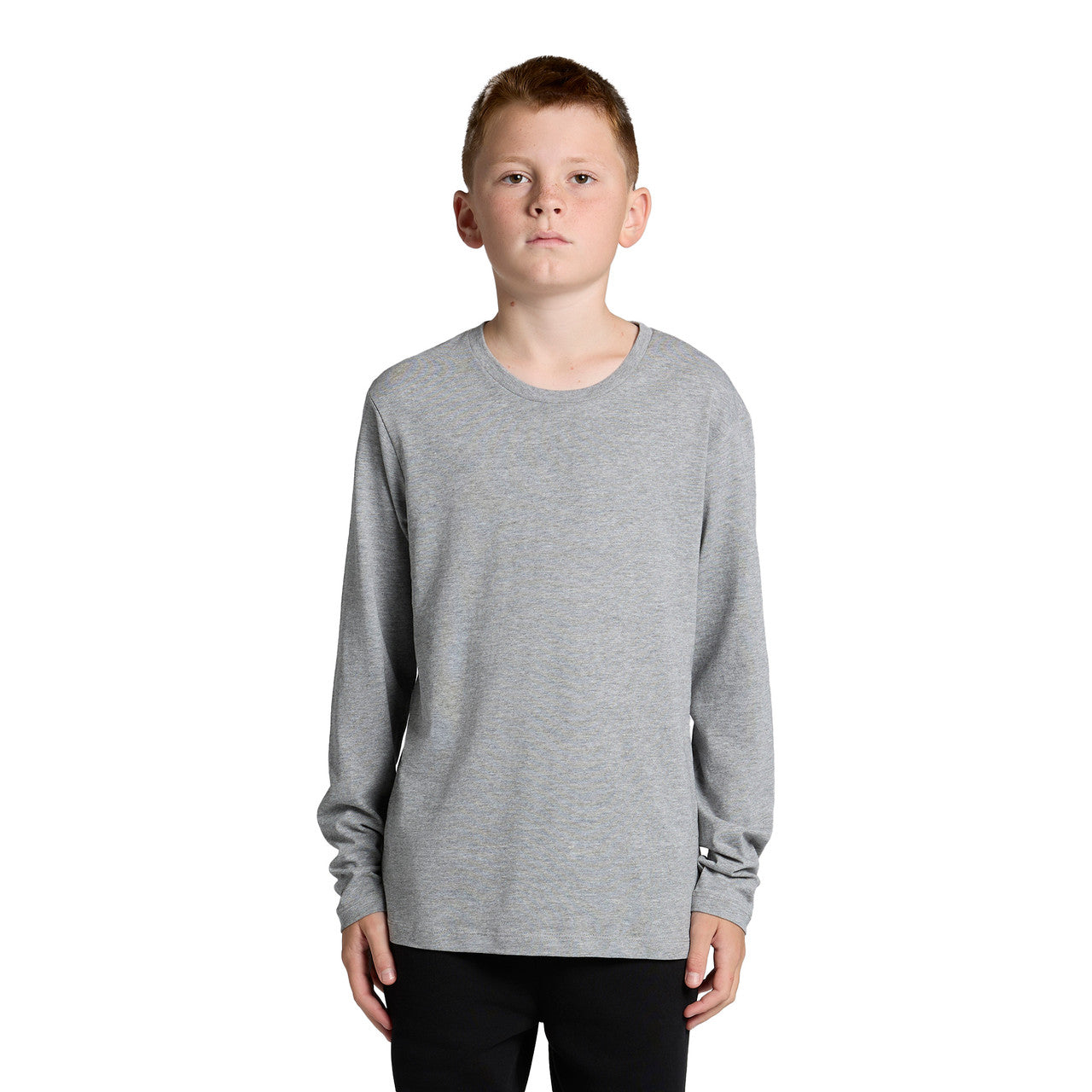 Youth Staple L/S Tee - FRONT