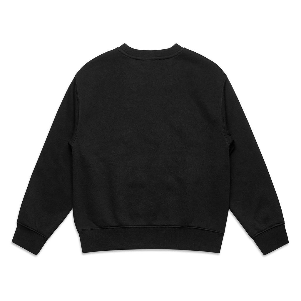 Youth Relax Crew - BLACK - BACK