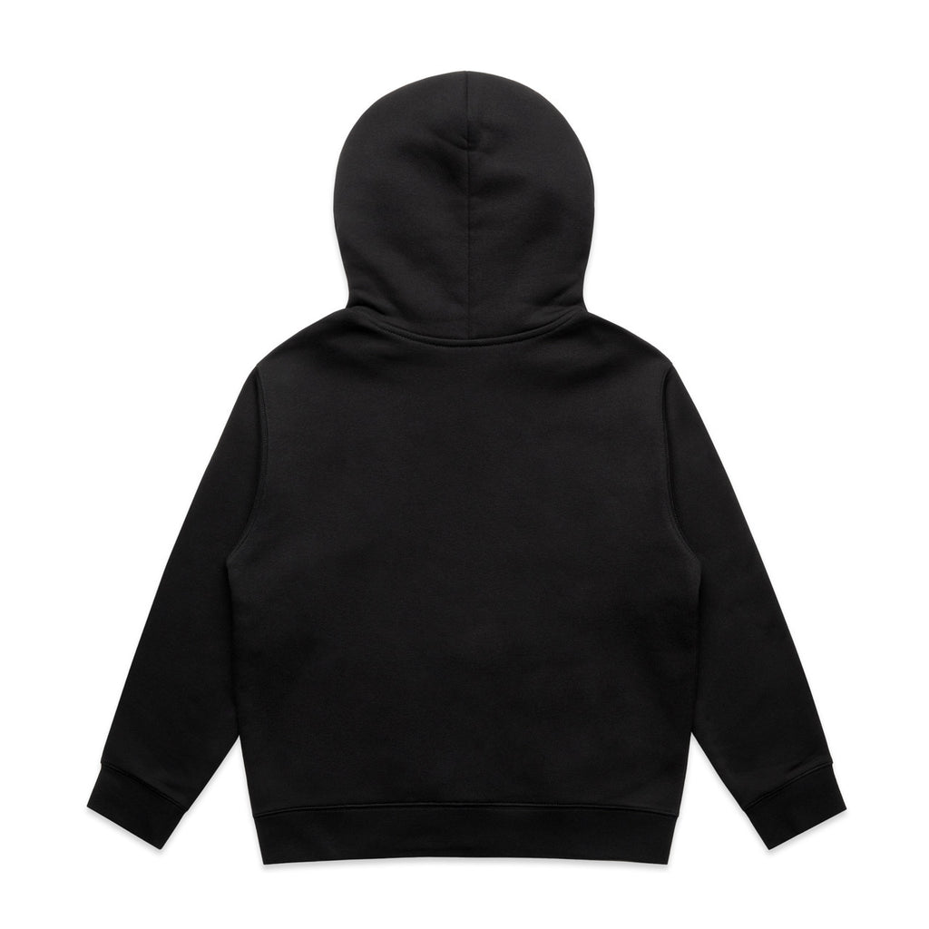 Kids Relax Zip Hood - BLACK - BACK
