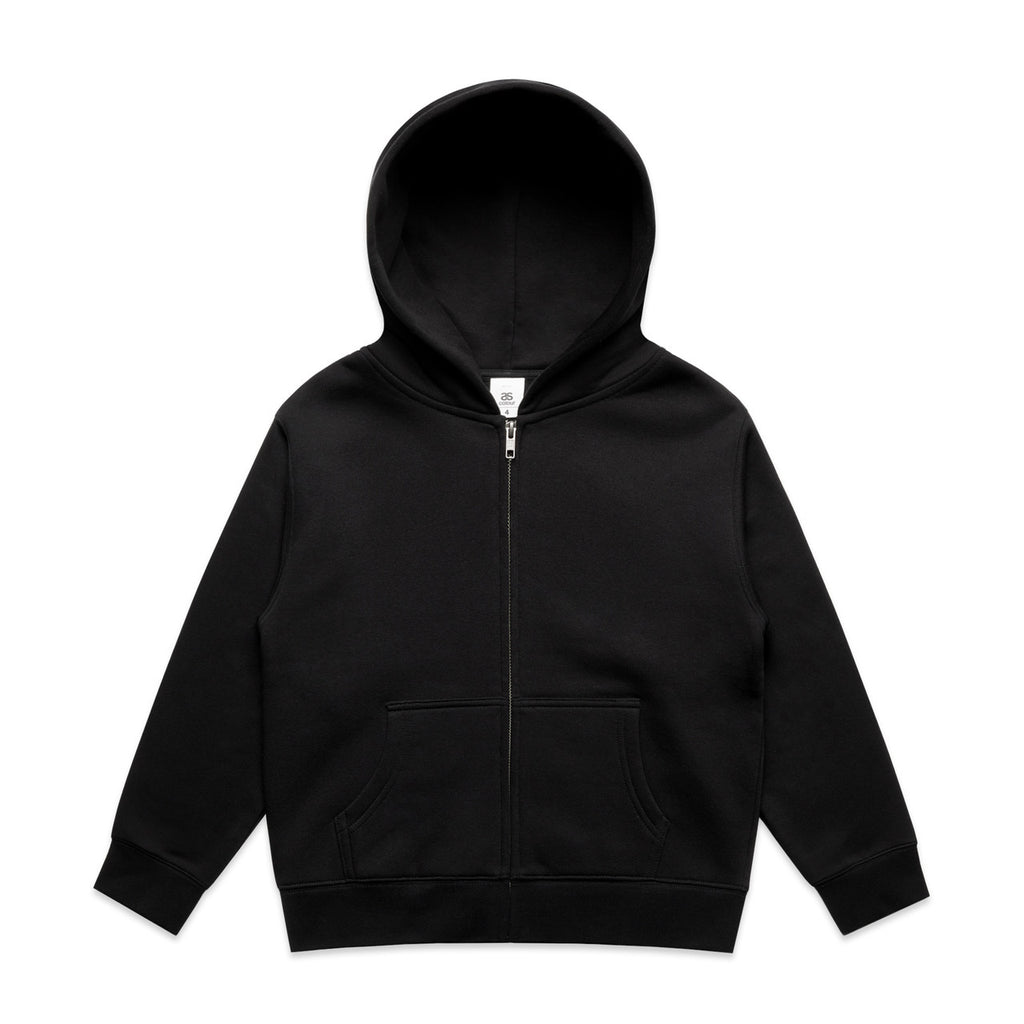 Kids Relax Zip Hood - BLACK