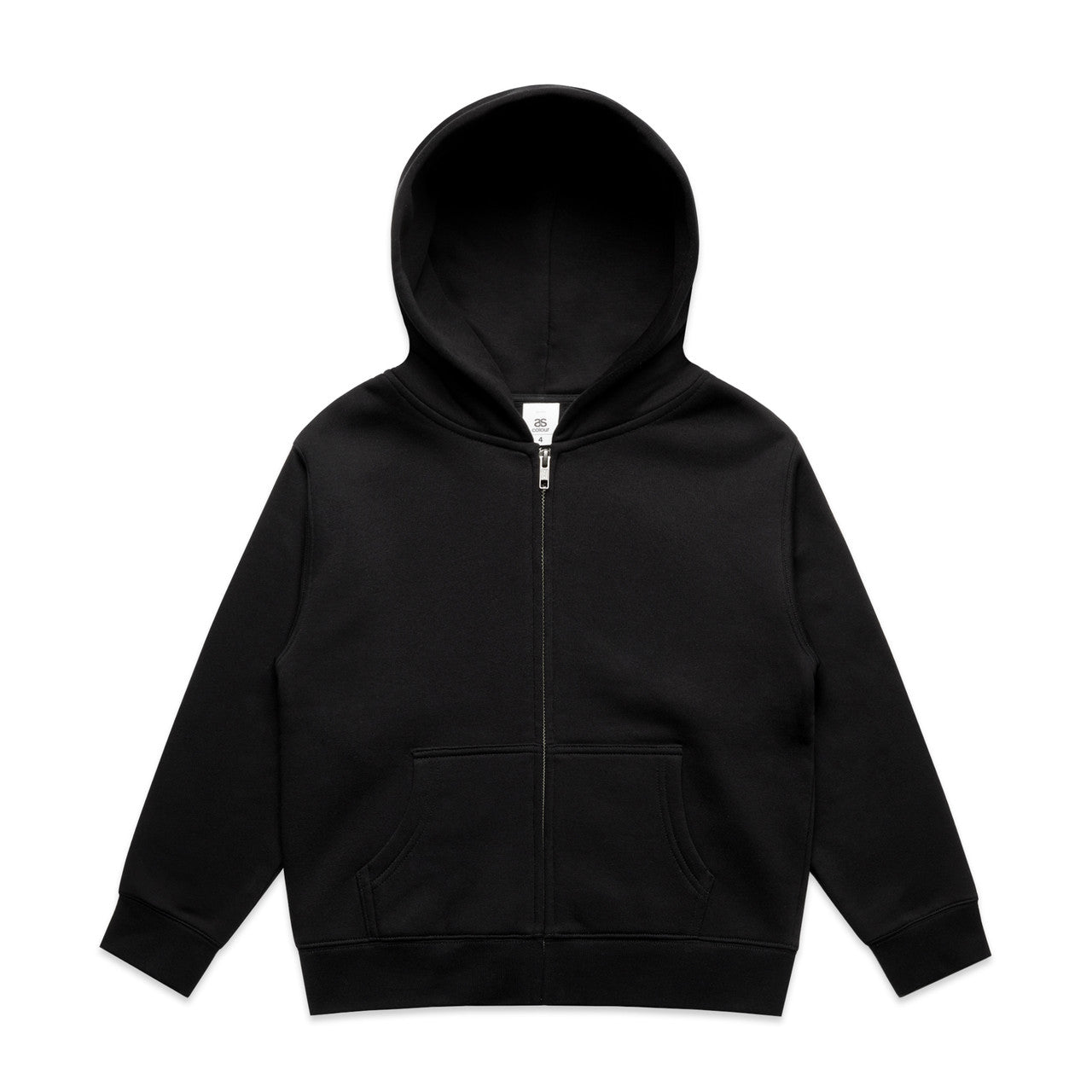 Kids Relax Zip Hood - BLACK