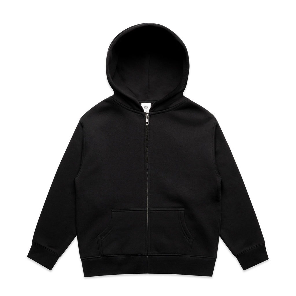 Youth Relax Zip Hood - BLACK